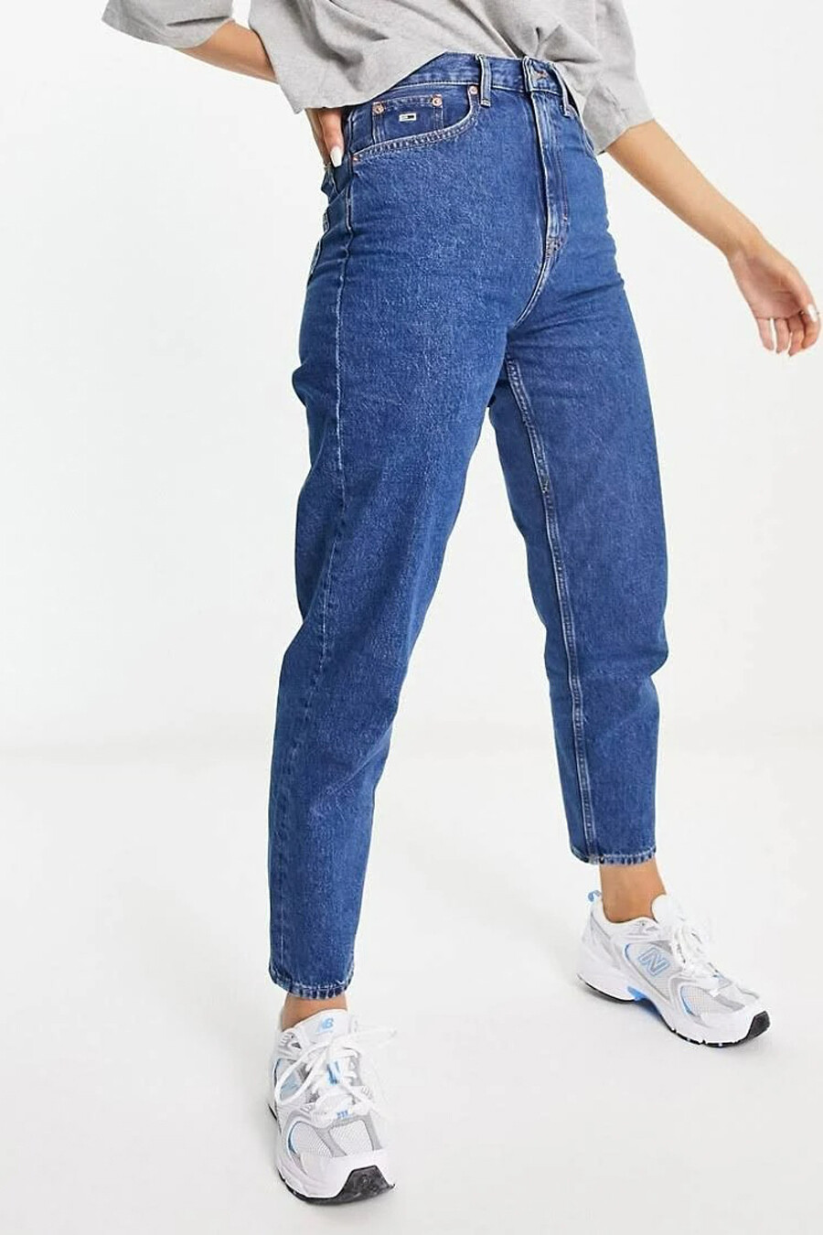 Mom Jeans Light Blue Denim - TOMMY JEANS - DW0DW147071AB_1AB DENIM ...